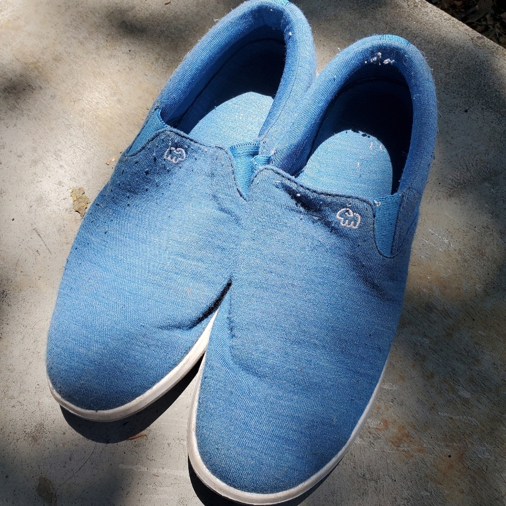 Blue Merino Loafers Size 9